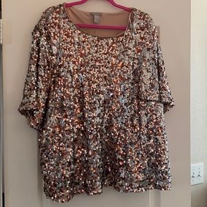 Cute sequenced top from H&M